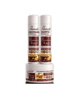 KIT NUTRIÇÃO BANANA E MEL 300ML