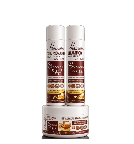 KIT NUTRIÇÃO BANANA E MEL 300ML