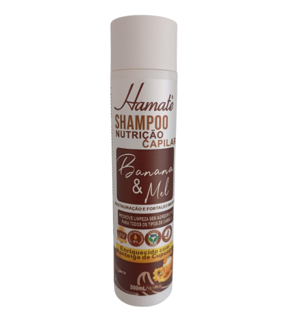 SHAMPOO NUTRIÇÃO BANANA E MEL 300 ML