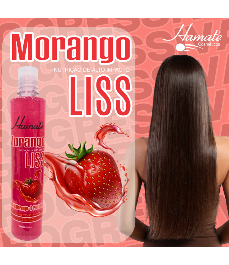 GLOSS MORANGO LISS 500ML