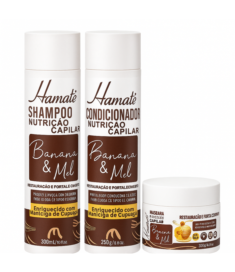 KIT BANANA E MEL 300ML